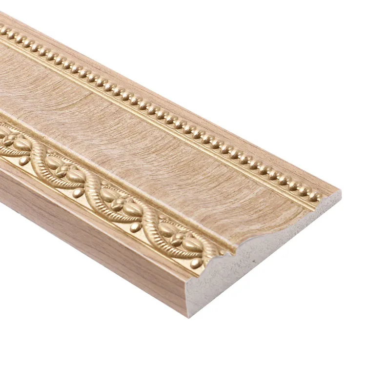 Banruo Factory Price Polyurethane Crown Molding Wholesale Ps Plastic Ceiling Panel