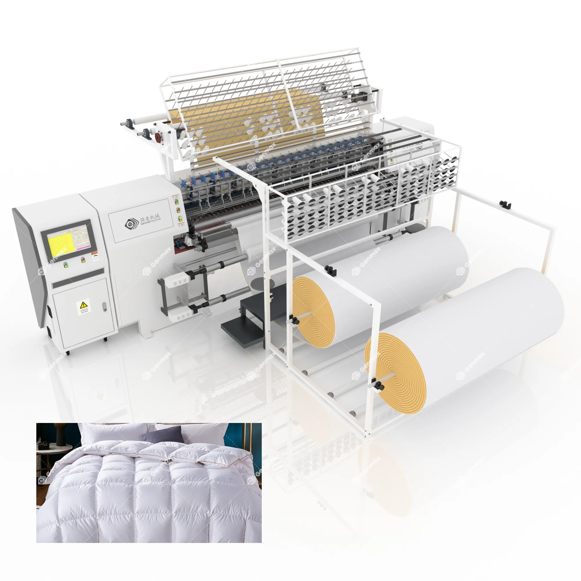 Special Design Widely Used  Comforter Acolchadora Textil Computerized Lock Stitch Multi Needle Quilting Machine