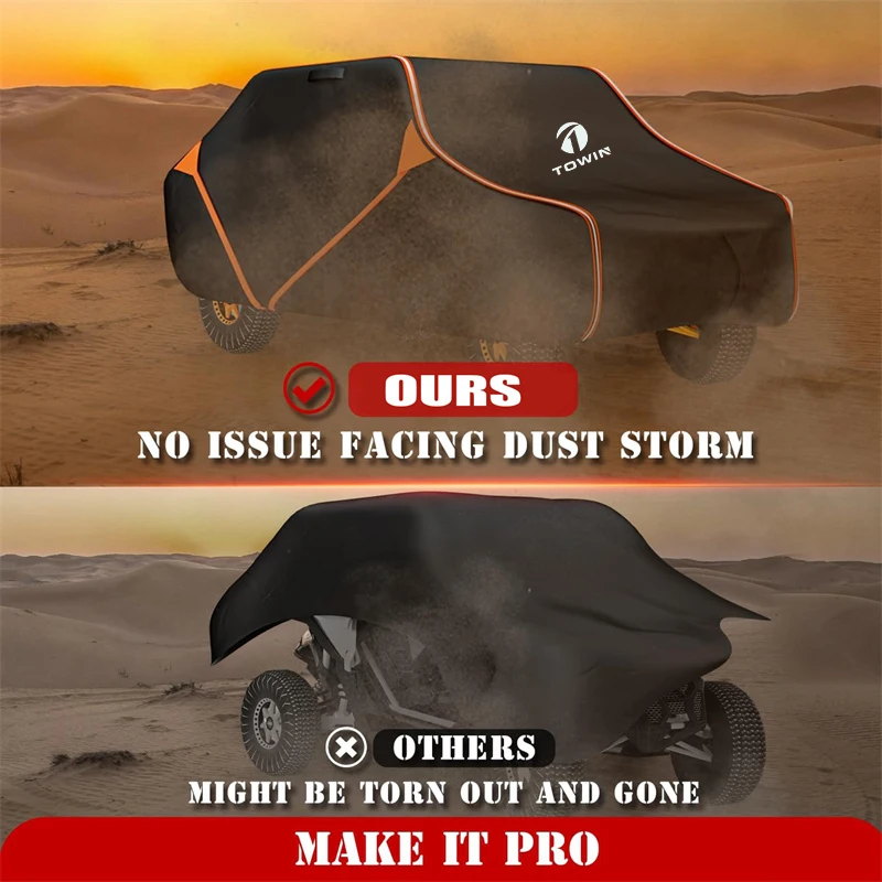 Factory Directly Supply Waterproof 125 Inch UTV covers All Weather Protection Outdoor ATV/UTV Cover