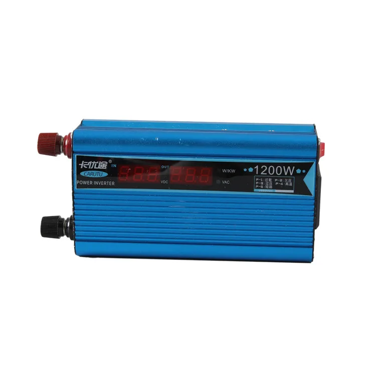 600W Continuous/1200W Peak Modified Sine Wave Inverter DC 12V to AC 110V Car Power Inverter