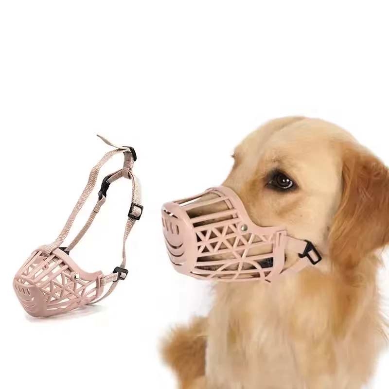 Wholesale Pet Masks Adjustable Soft Comfortable Mouth Cover Breathable Anti-Bite Anti-Barking Pet Muzzle for Dogs