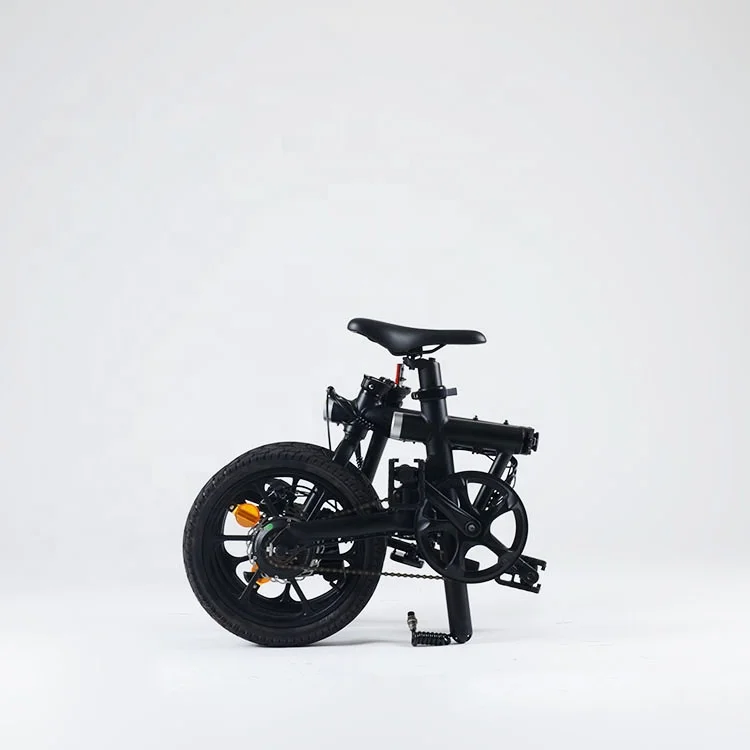 Qicycle the most 16 inch lightest electric folding bike for adults with pedal