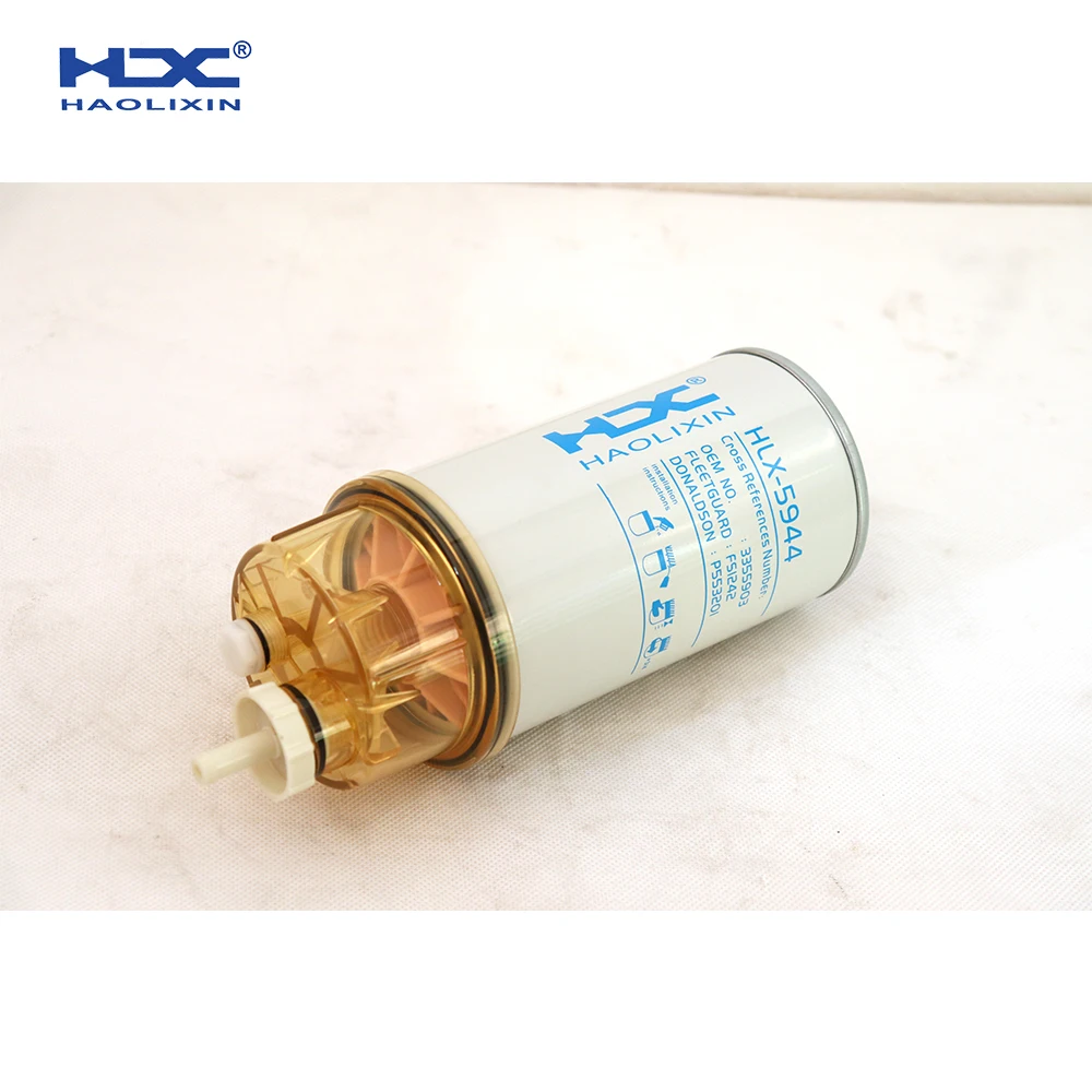 Excavator Fuel filter  for  HLX-5944 3355903 7381816 600-311-3620 600-319-3610 11NA-71041 SFC-1905 LFF5766 PS3712