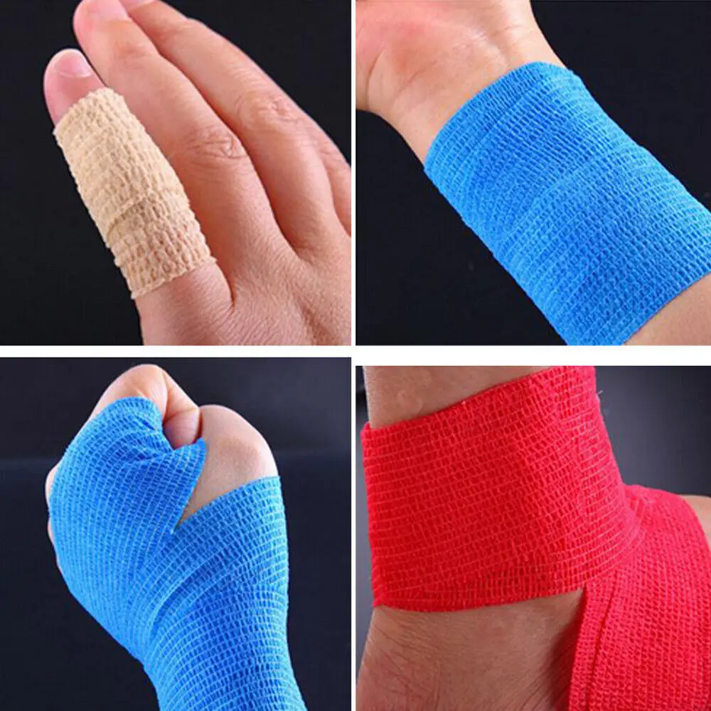 Supplier Adhesive bandage elastic roll color hypoallergenic self-adhesive bandage