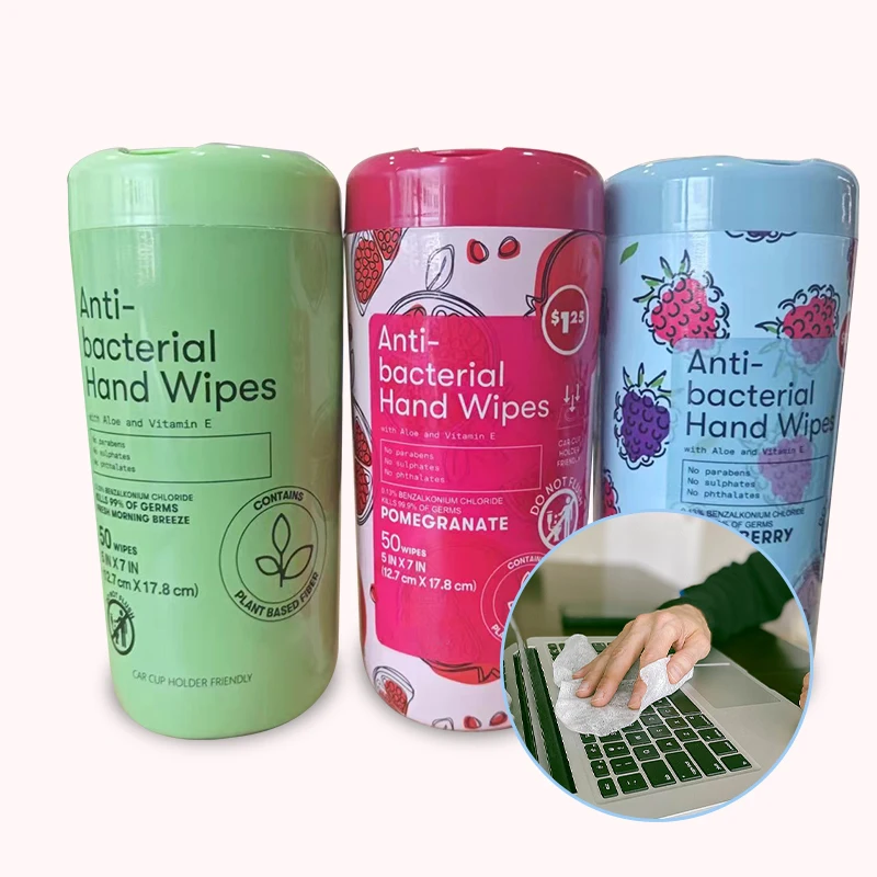 OEM factory custom Non-Allergenic and formulated low allergy wet wipes soft Cleansing Wipes  for Glasses
