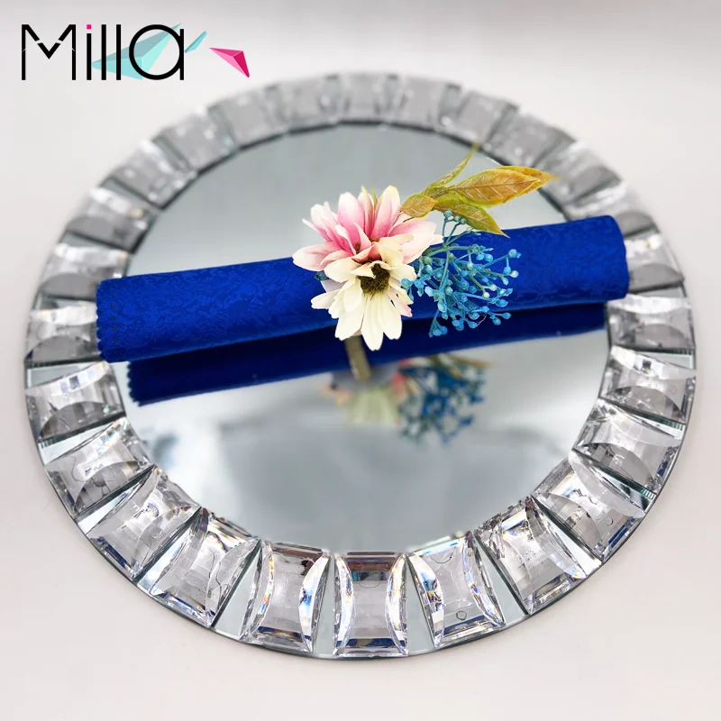 2023 New Design Floral Artificial Fairy Flower Napkin Rings