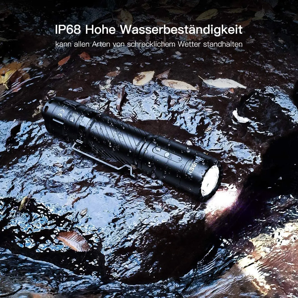 WUBEN Rechargeable LED flashlight 18650 linterna tactical high quality hand torch light