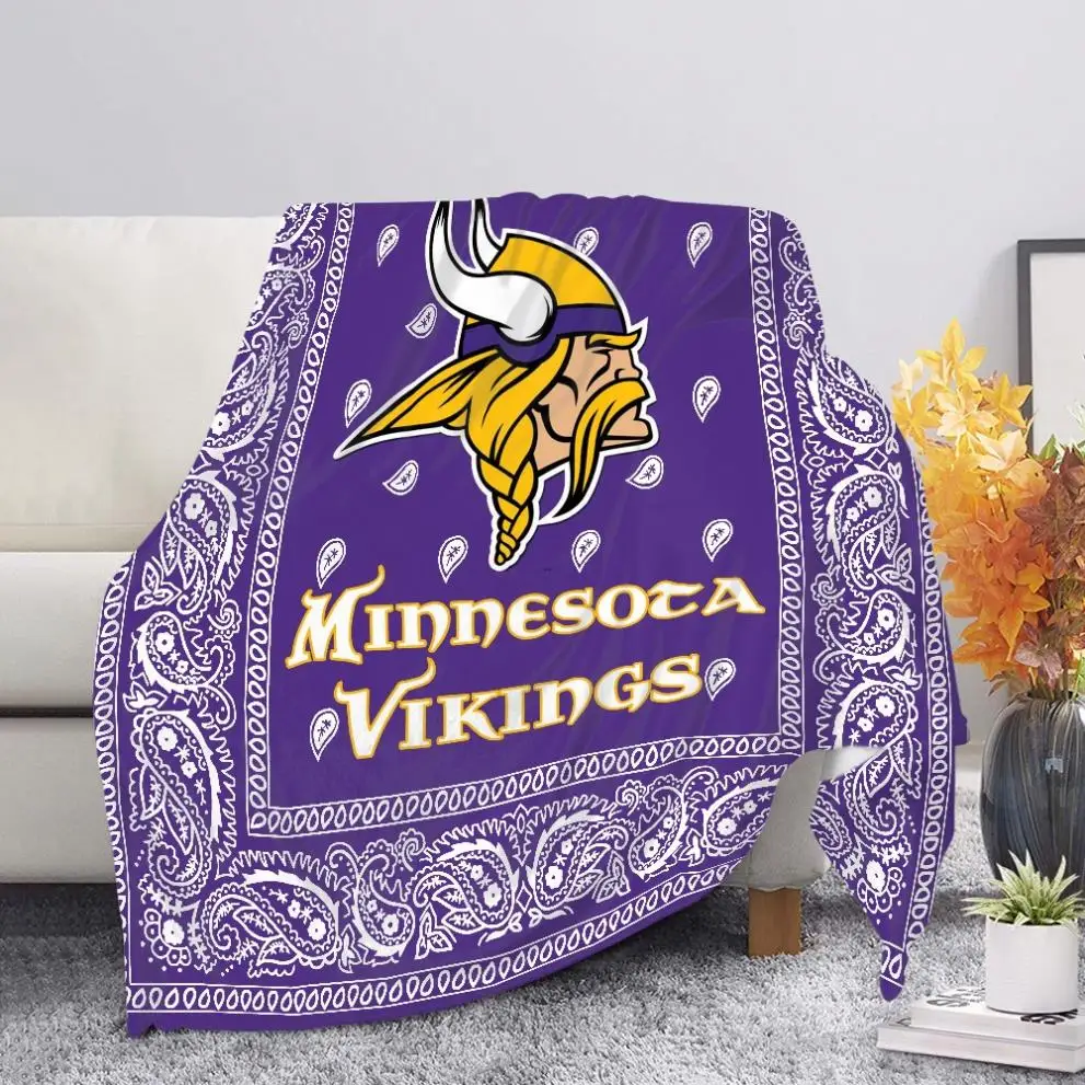 NFLS Football Team Luxury Plush Blankets 2022 High Quality Super Soft Blanket Throw Blanket For Winter Wholesale Custom Logo