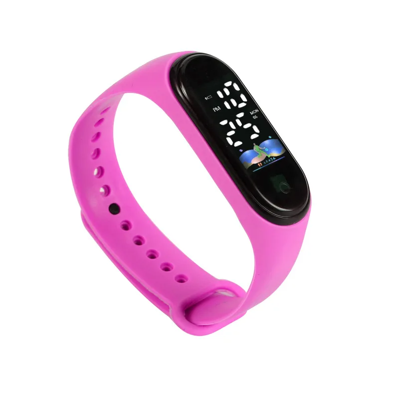 Good Price One Dollar M8 Touch Screen Led Sports Watch Reloj Electronic Waterproof Bracelet Men Digital Band