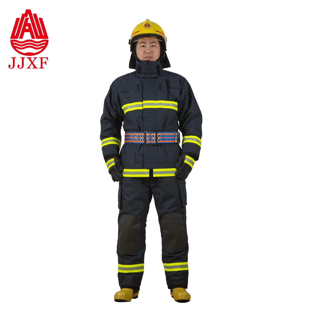 Aramid fire fighting suits EN469  nomex 4 layers fireman uniform for firefighters
