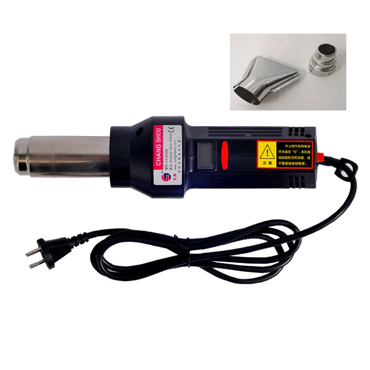 Portable stationary welding gun with ceramic heating element special for PVC plastic welding hot air blower