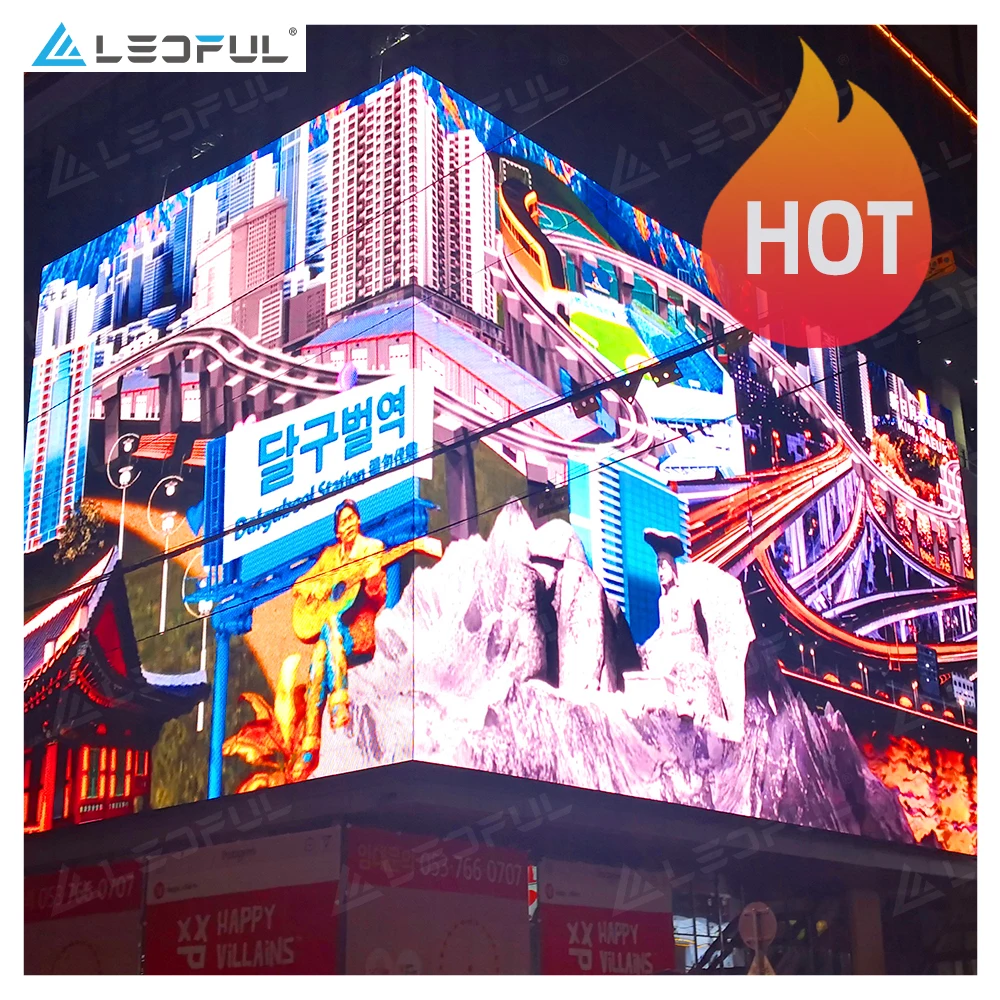 Thin and Light 960*960mm Cabinet P10 Outdoor LED Cabinet 960X960 Commercial Advertising LED Digital Signage And Displays Screen