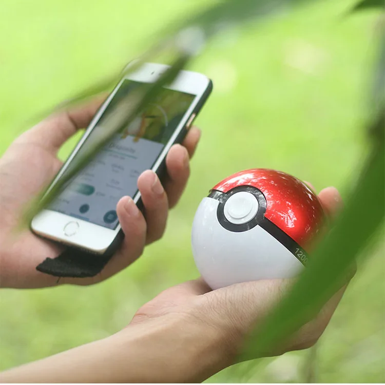 Китай заводская цена 10000 мАч портативная зарядная станция Pokeball портативное зарядное устройство для мобильного телефона