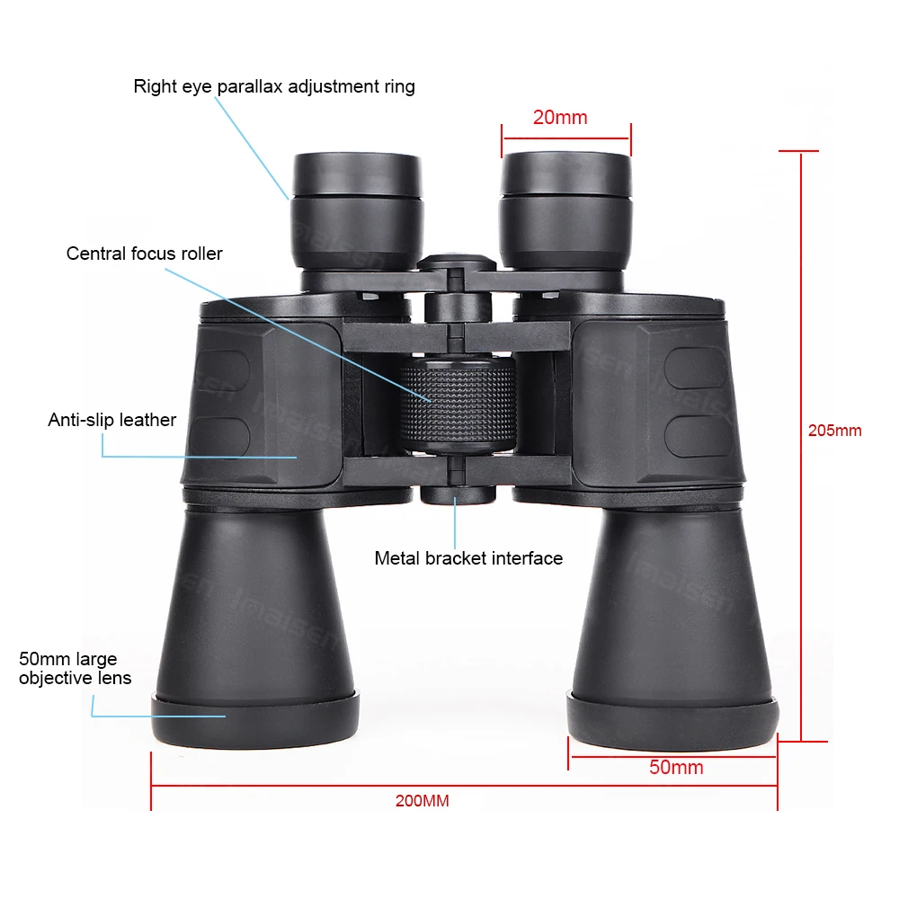 High quality wide angle telescope high magnification night vision viewing binoculars