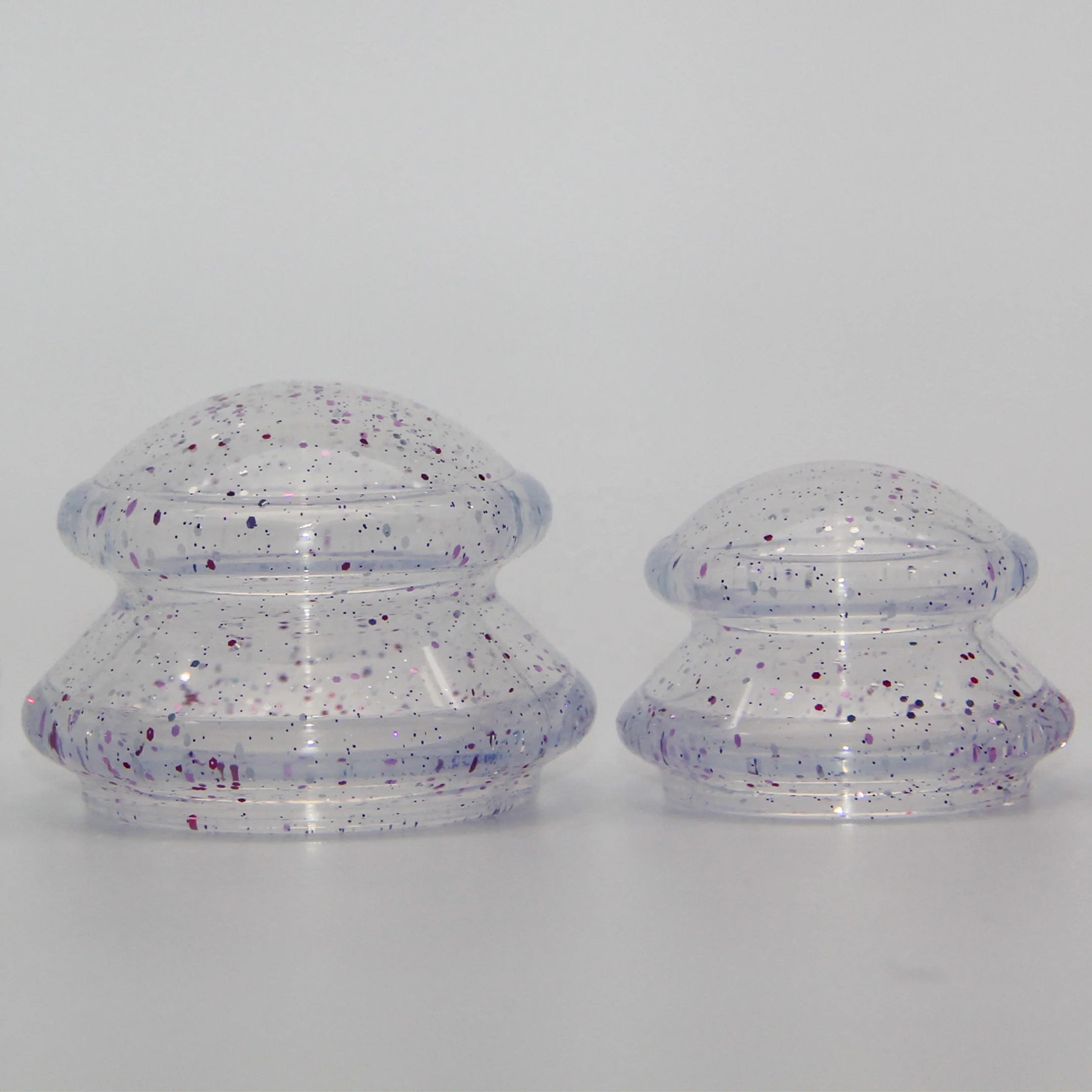 Facial Suction Cups Silicone Vacuum Massage Face Cupping Set Therapy Cups For Anti Cellulite