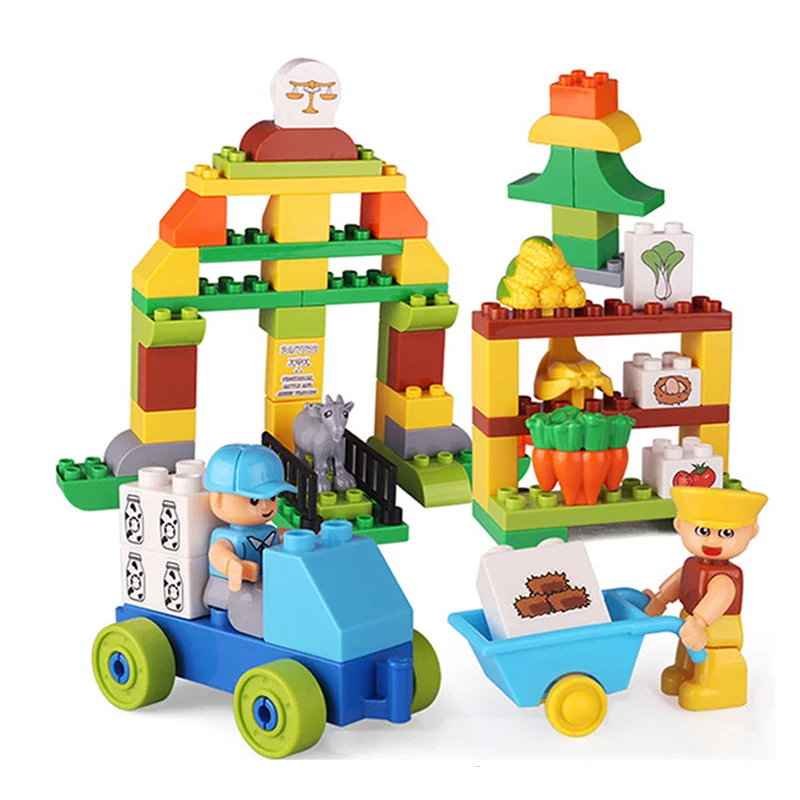 Karmas Product Educational Diy Building Blocks For Kids Building Block Set City Set Kid Gift Games