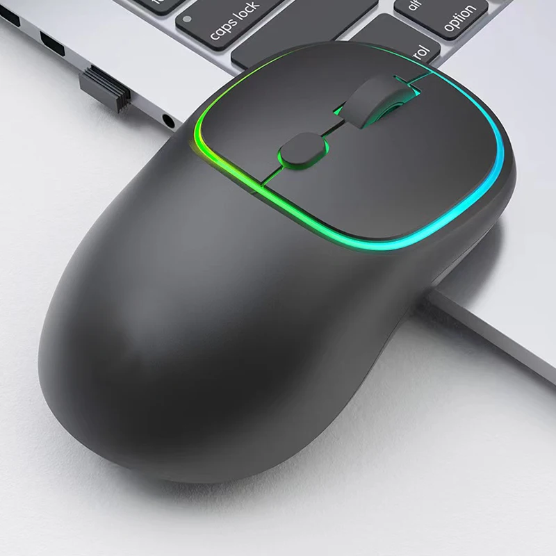 Factory directly supplied 2.4G wireless charging mouse small silent 1600dpi multicolor optional computer mouse