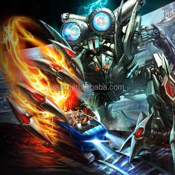 Amusement Dark Ride Interactive Games Virtual Reality Ride