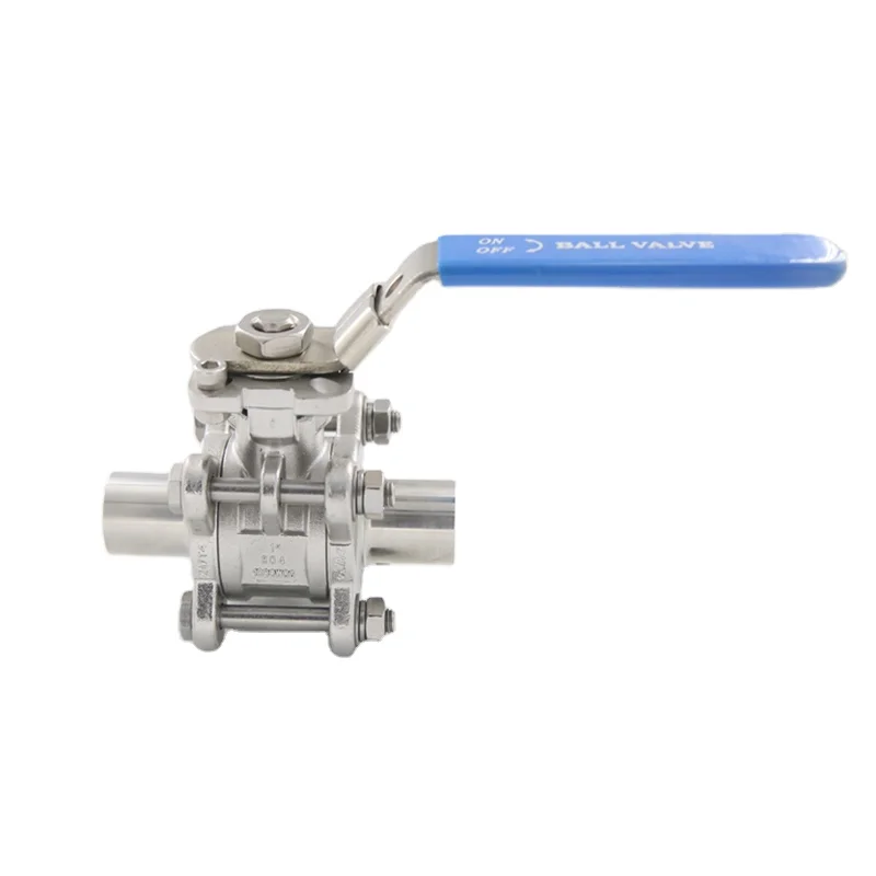 
Factory Direct Sale Sanitary Stainless Steel Welding Type Ball Valve 