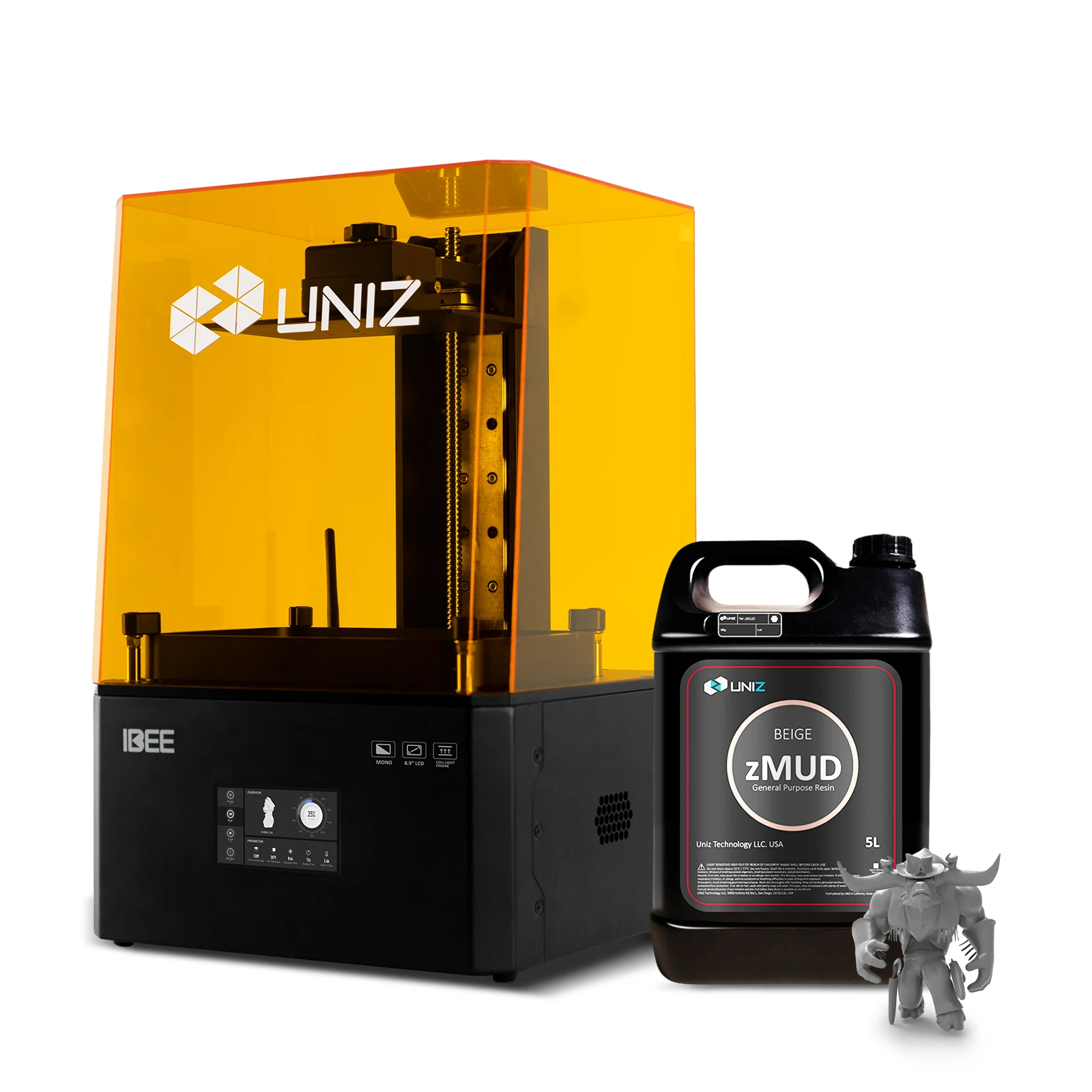 UNIZ Photon Mono 3D printer Remote control and Large Build Volume 192*120*200mm 3D Resin Printer