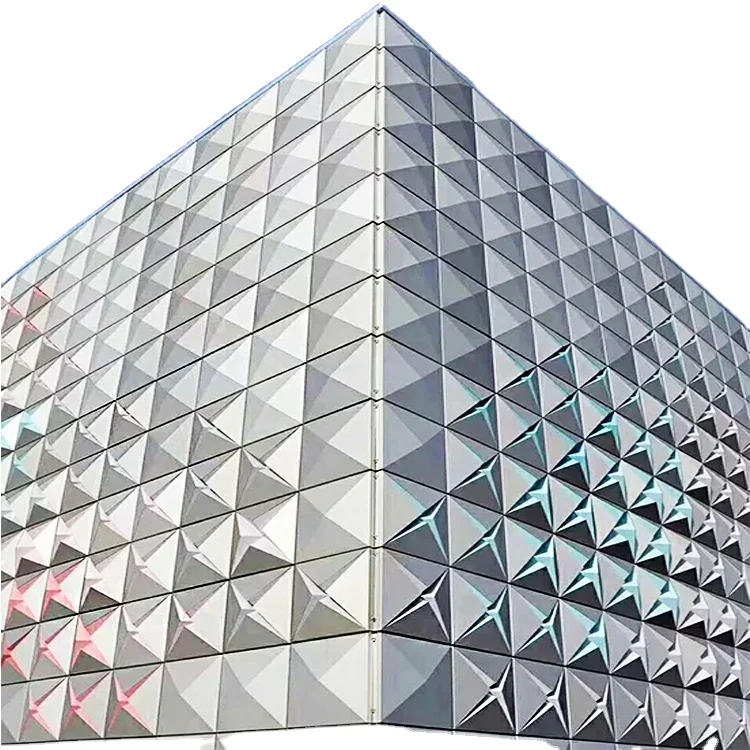 Material Aluminum Alloy Curtain Wall Panels Curved Aluminium Curtain Walls