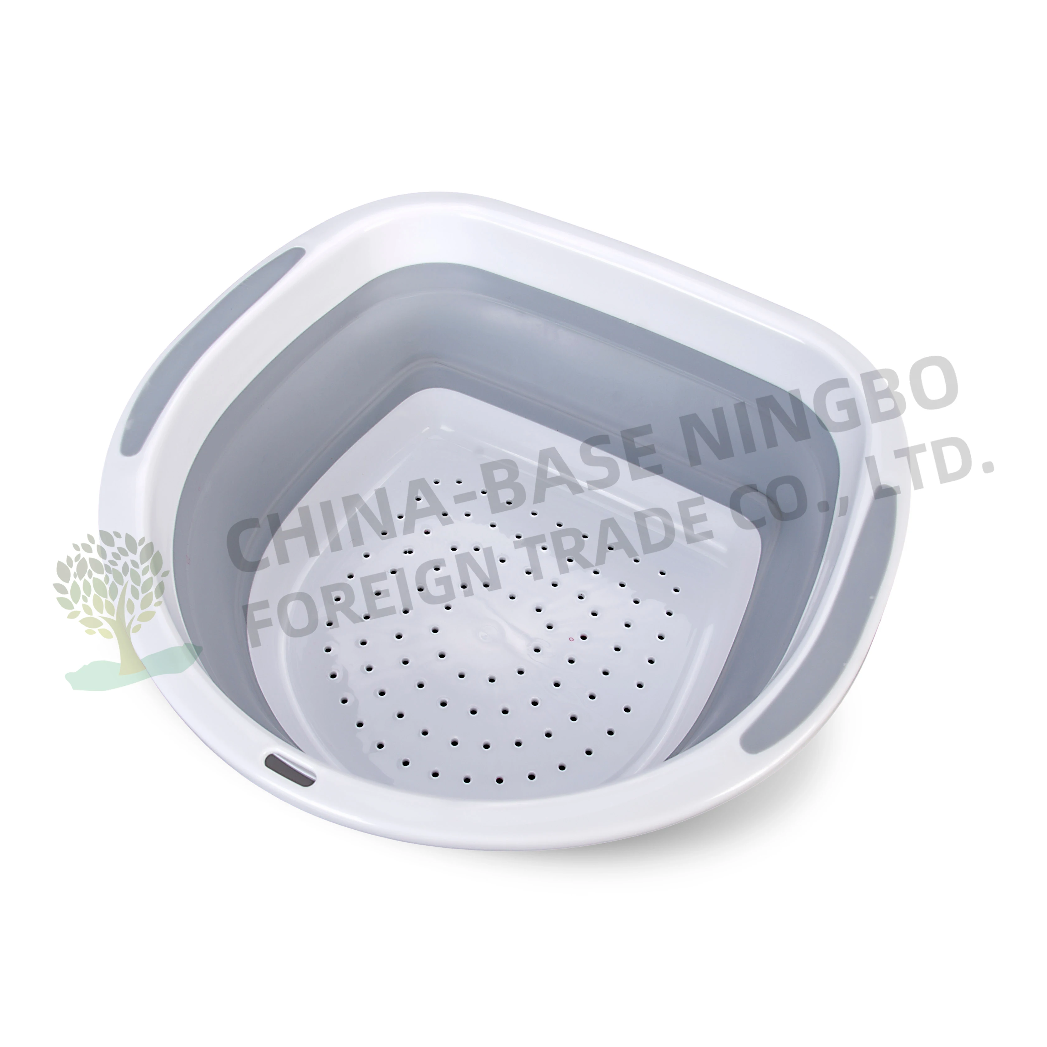 Multifunction Storage Silicone Basket Collapsible Foldable Cutting Board Folding Washing Basket with Chopping Board