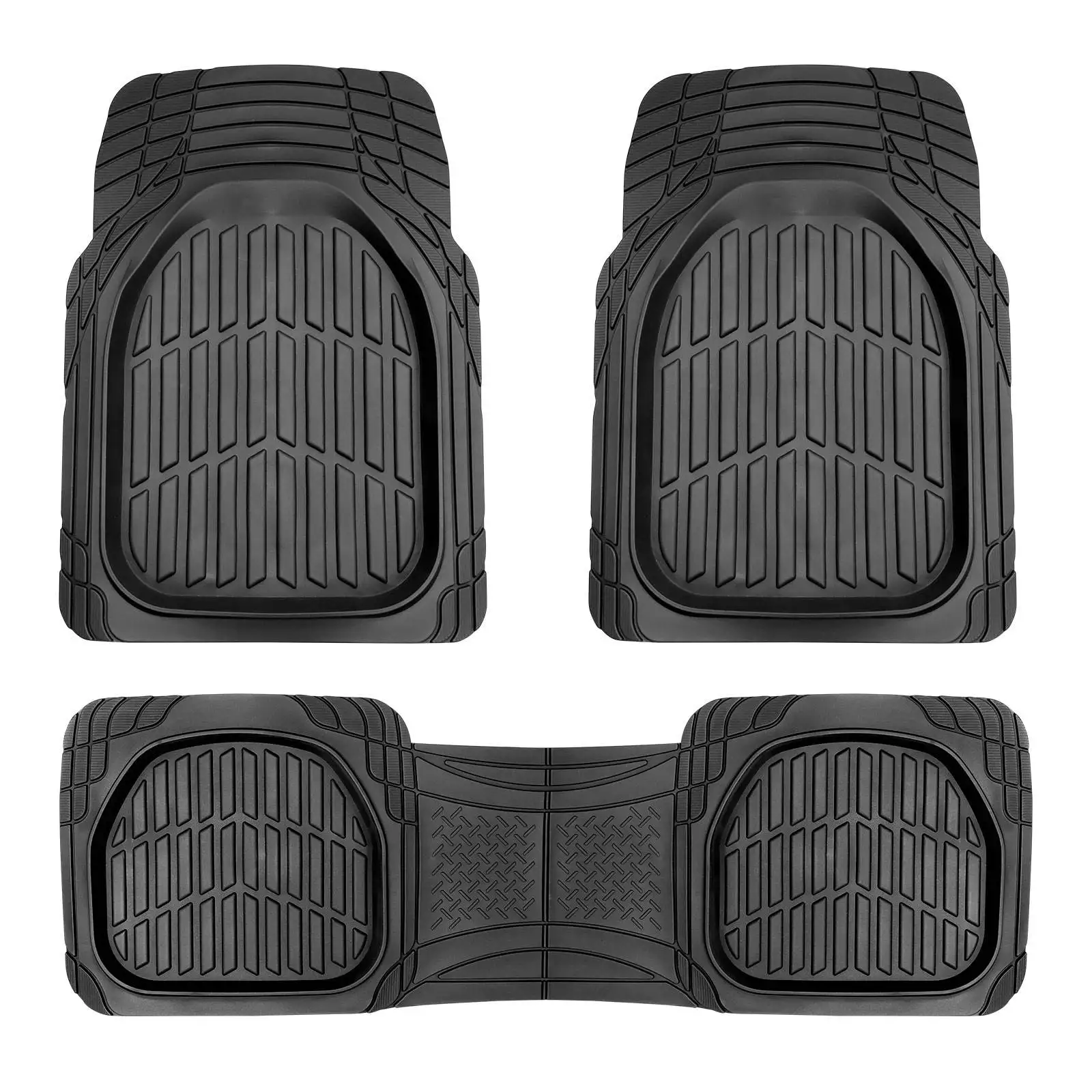 HOT SALE 3 PIECES HEAVY DUTY TPE UNIVERSAL CAR FLOOR MAT
