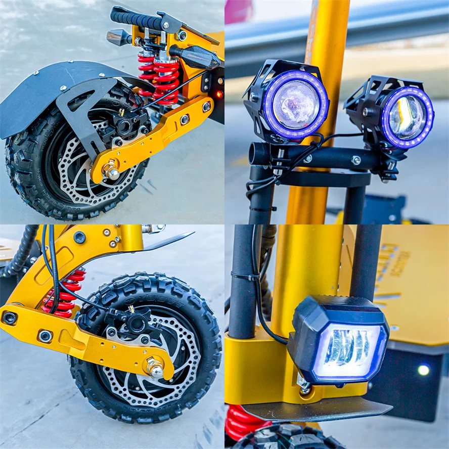 Fast Shipping EU US AU Warehouse 5600W 6000W Adult 11 Inch Offroad 60V Electric Scooter Fast Trottinette Electrique