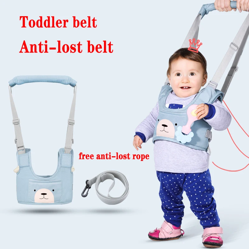 Infant and toddler pure cotton belt Anti-lost vest safety belt for 8 months to 4years baby free anti-lost rope Knee socks