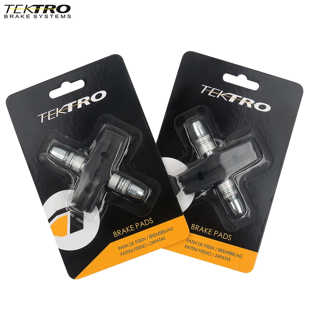 Tektro Rim Brake Shoes 836.12V Mountain Bike V Brake Pad for Aluminum Alloy Wheel V Brake Pad