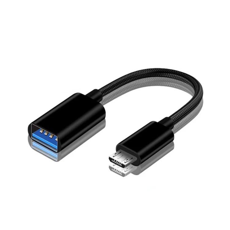 Micro USB Male to Micro USB Male OTG Cable Mobile Cable Short USB OTG Mobile Device Adapter PD Adapter Cable