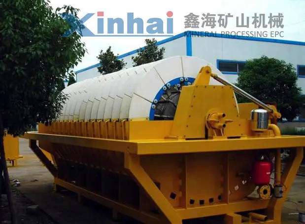 Dewatering Machine Produced By China Manufacture , Vacuum Rotary Drum Filter