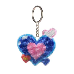 Diy beads embroidery toys for children Beads Cross Stitch Kit keychain homemade toy gift