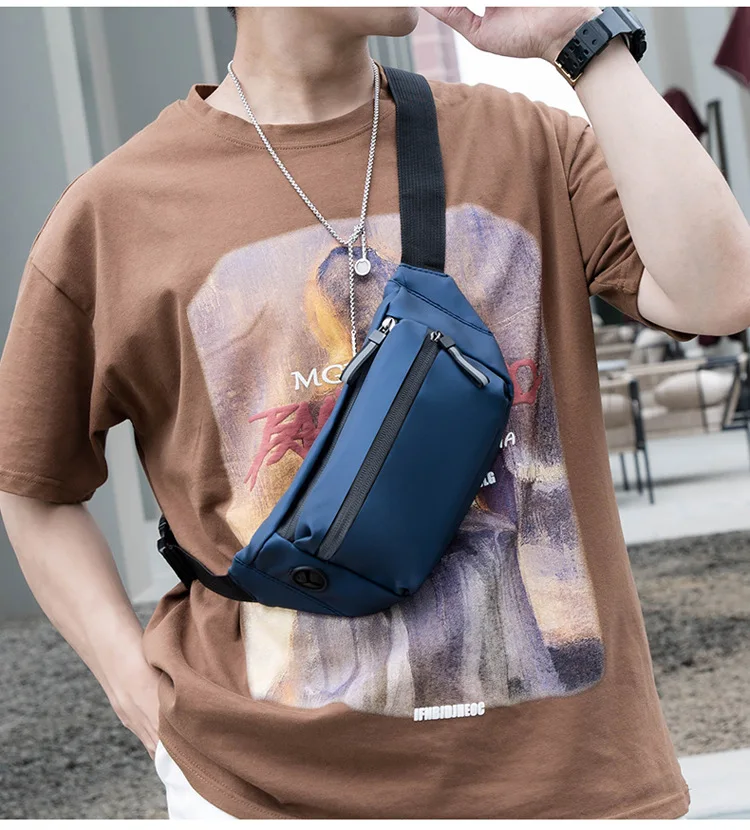 High Quality Custom Logo Men Cross Body Belt Fanny Pack Waist Bags For Men Hip Bag