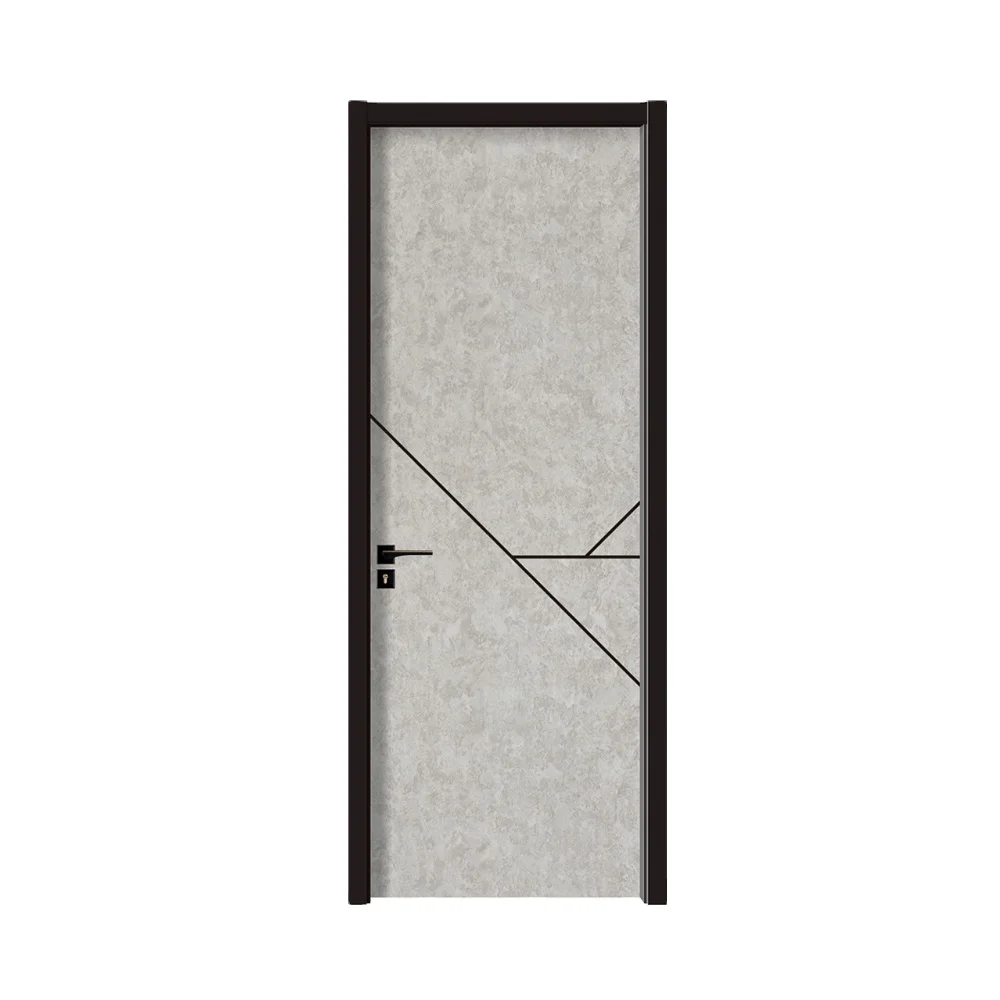 Socool Framless Invisible Interior Simple Bedroom Wood Door Designs French