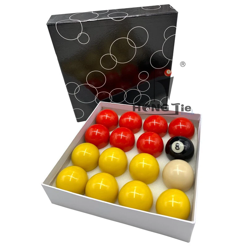 Hongjie Billiard High quality and Economic Billiard casino ball, yellow and red pool balls