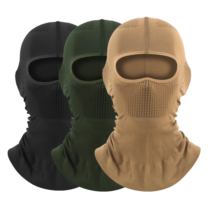 JAKIJAYI High Quality Unisex Custom Style Ski Mask Motorcycle Full Face One Hole Balaclava Outdoor Wind-Prood Hat for Men Women
