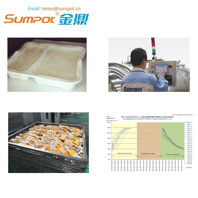 Wet Pet Food Water Spray Retort Autoclave Sterilizer