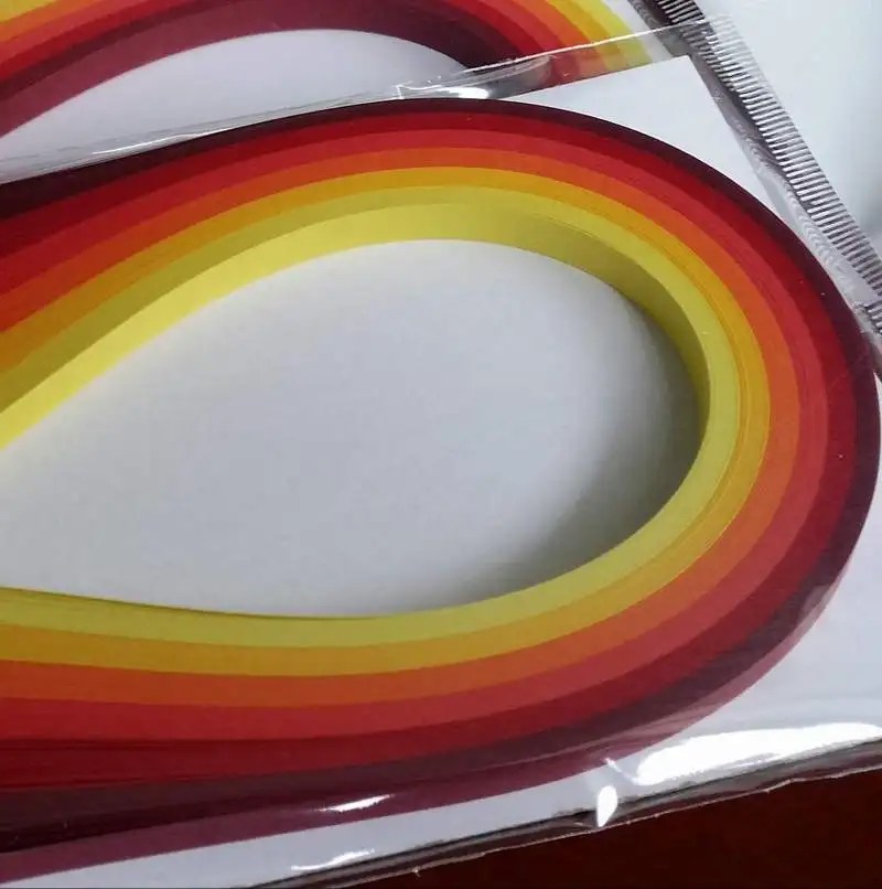 Manufacturer direct sale handiwork full  colors hand made paper quilling set iridescence paper quilling