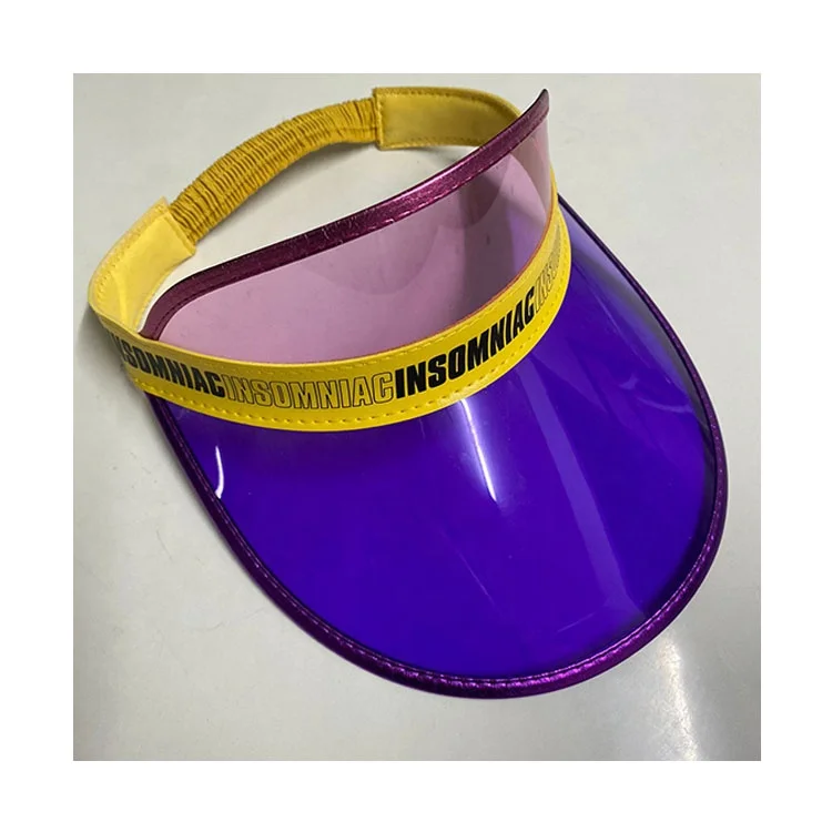 Custom men women TRUMP visor hat printed logo sports visor uv plastic pvc gorras trump visor for golf tennis running football