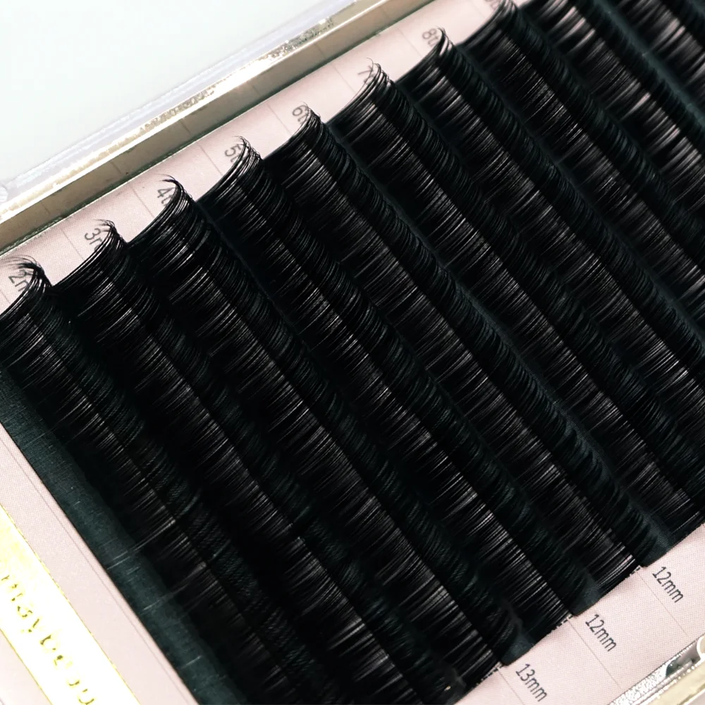 Jomay 03 siberian 25mm jb curl packages eye lash extension segment top rate lash t dance jet black matte eyelash extensions