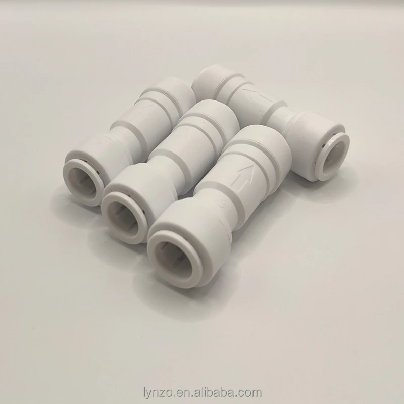 PA Nylon POM Plastic High Temperature Male Elbow Push Fit Plumbing Fittings For Water Purification System With seal O ring