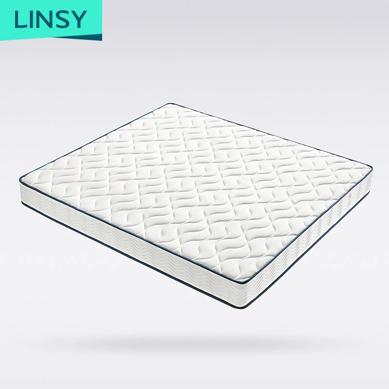 Linsy Hotel High Density Quality Royal Luxury Memory Foam Pocket Coil Compress Durable 5 Zone Bonnell Spring Mattress CD055