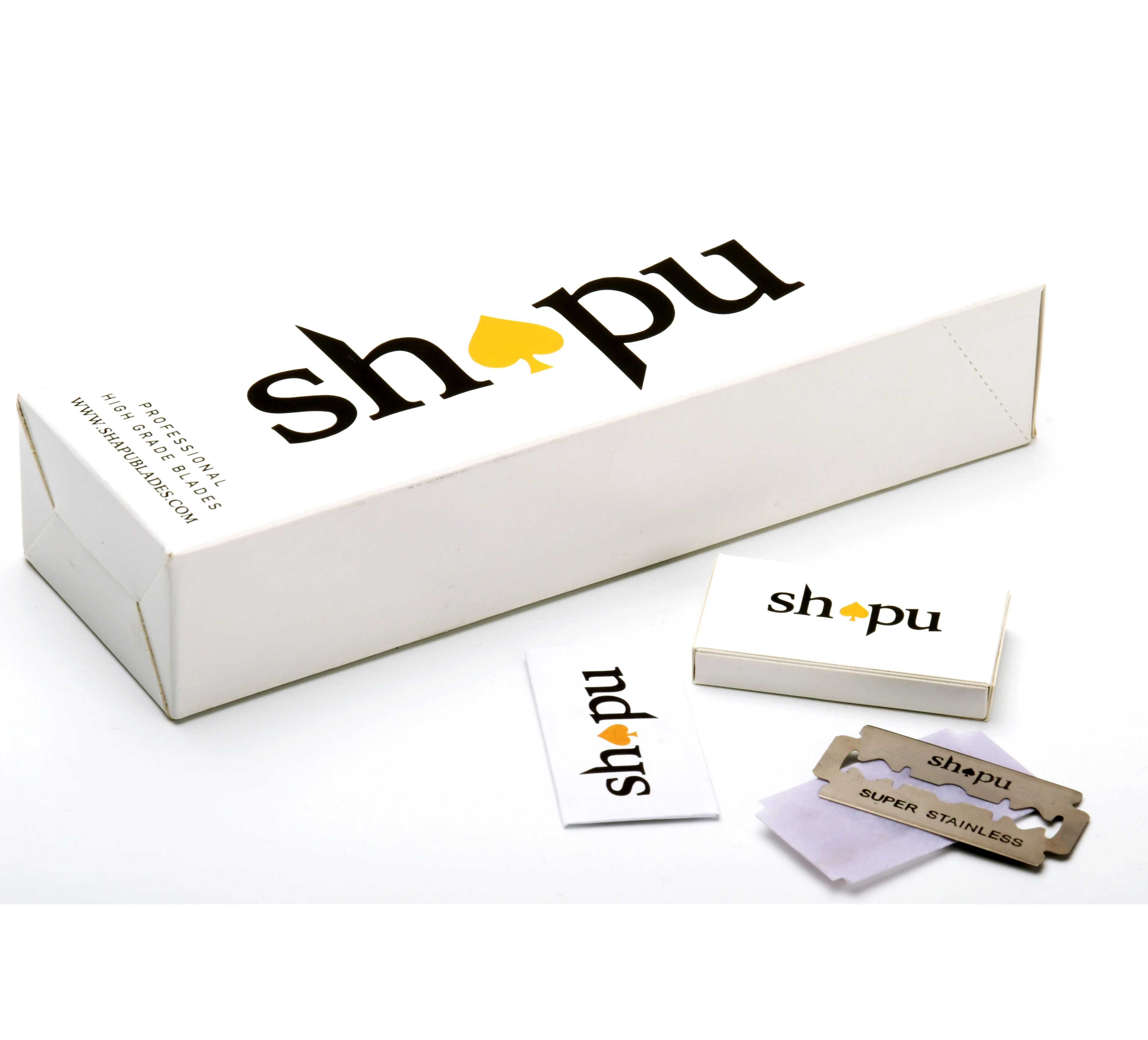 Double 100 Straight Edge Razor Blades for use in Professional Barber Razors