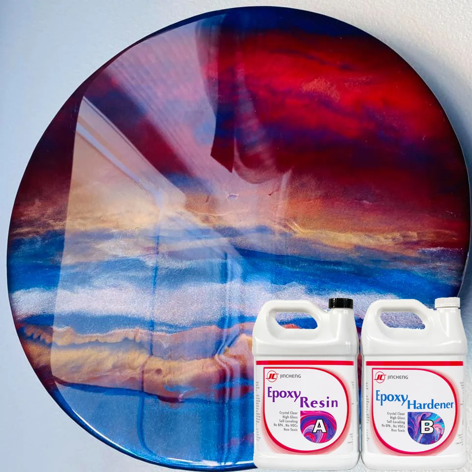 
Clear 2 Parts Epoxy AB Resin for Wood Table Casting and Countertop Coating 