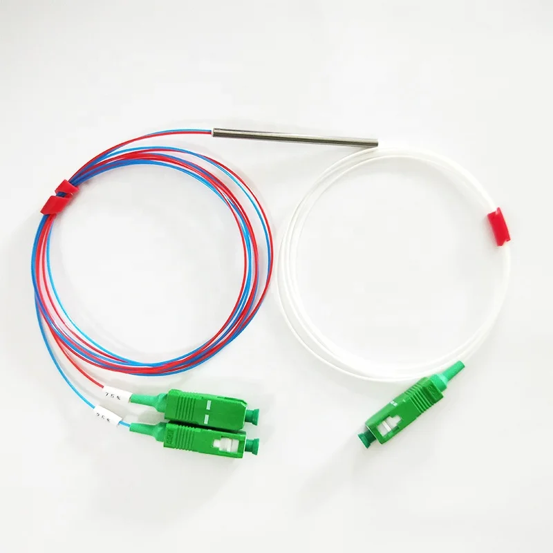 15/85, 20/80, 25/75, 30/70, 35/65, 40/60, 45/55 , 50/50 Split Ratios Fibre Optics FBT Coupler FBT Splitter