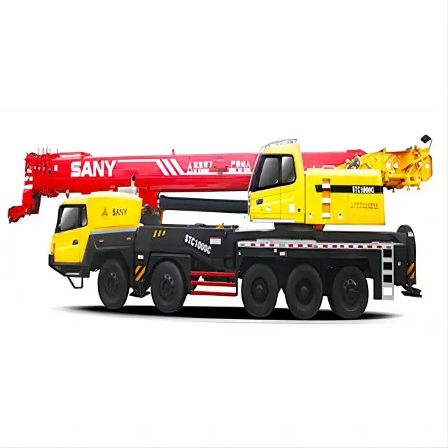 Hot Selling Used Truck Mounted Crane SANY 100Ton STC1000 Hydraulic Lifting Truck Crane for Sale