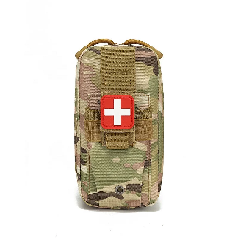 Wholesale Camouflage Molle Pouch Medical EMT Pouches First Aid Utility Bag with First Aid Patch