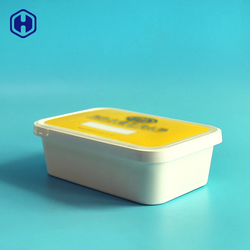 Custom high temperature setrilization hot filling plastic PLA disposable IML biodegradable food container