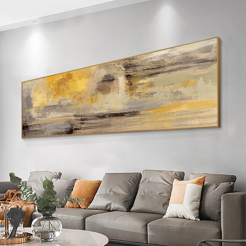 Хит продаж картина маслом на холсте абстрактная акриловая живопись Сепия 100% ручная работа